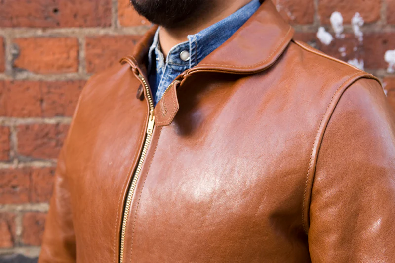 Bill Kelso Cadet Badalassi Leather Jacket - Russett - Image 3