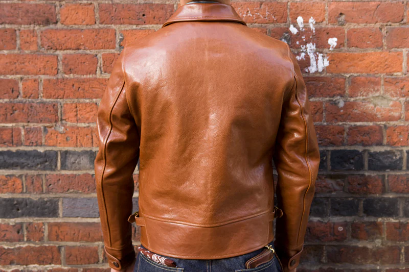 Bill Kelso Cadet Badalassi Leather Jacket - Russett - Image 5