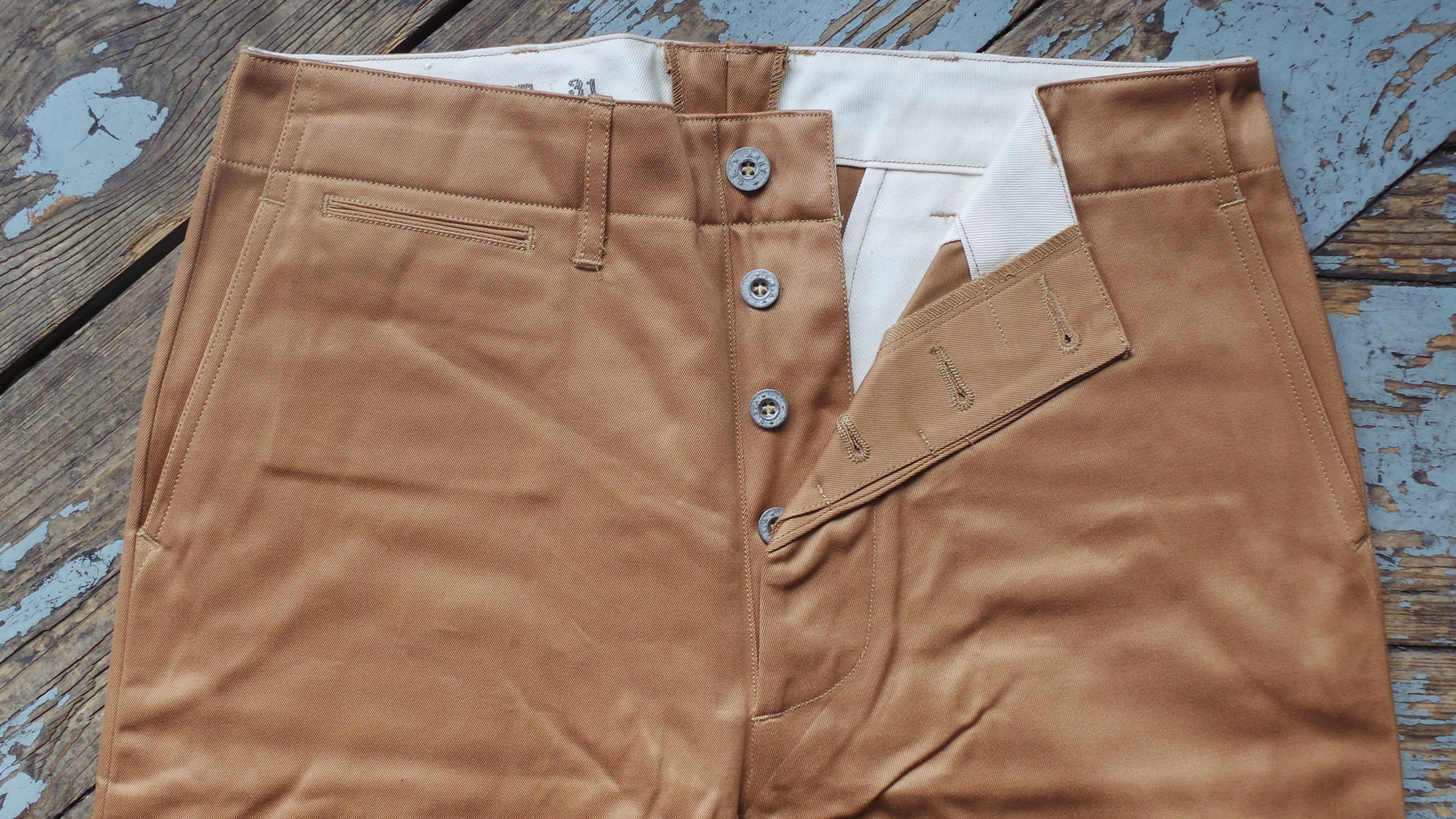 Buzz Rickson 1945 Model Chino - Camel M43035 - Image 3