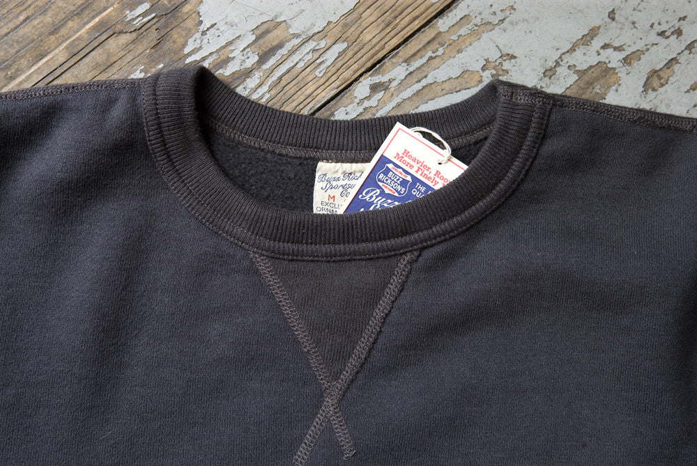 Buzz Rickson Black Single-V Needle Sweatshirt - Image 4