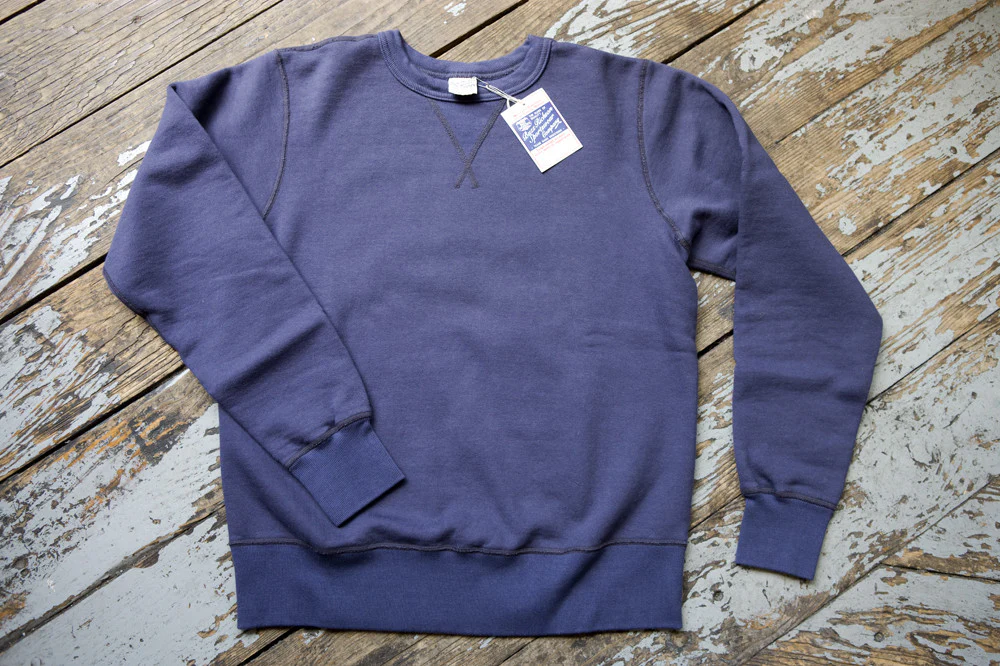 Buzz Rickson Navy Single-V Needle Sweatshirt - Image 3