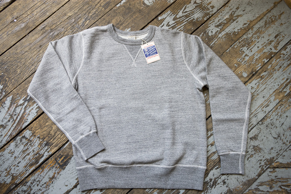 Buzz Rickson Grey Marl Single-V Needle Sweatshirt - Image 3