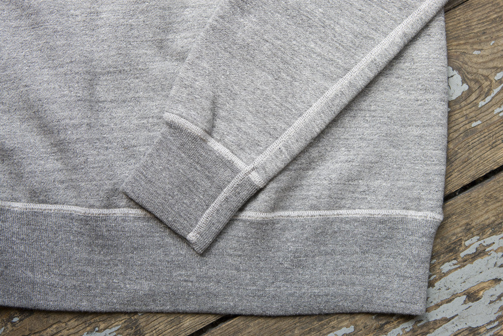 Buzz Rickson Grey Marl Single-V Needle Sweatshirt - Image 5