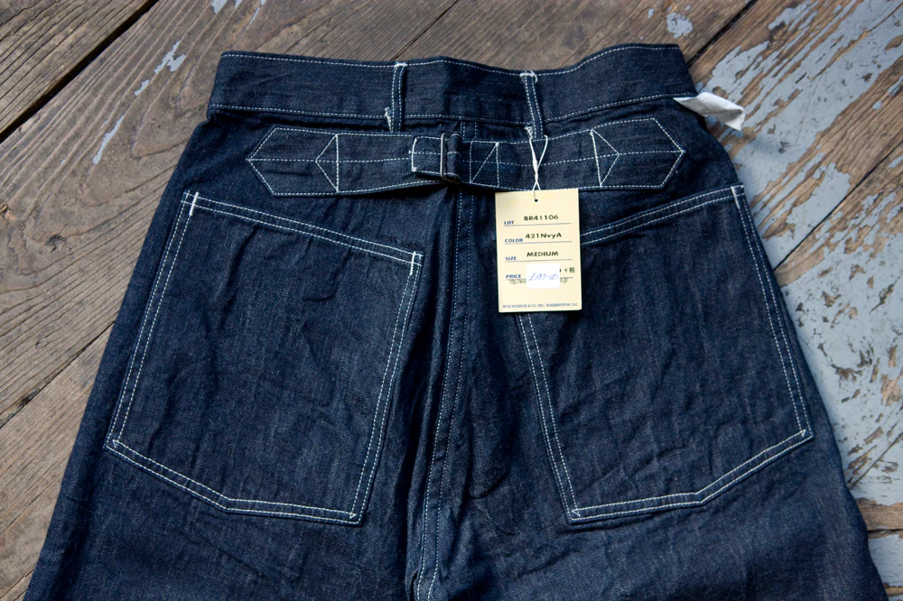 Buzz Rickson 1937 Denim Work Pants - Image 3