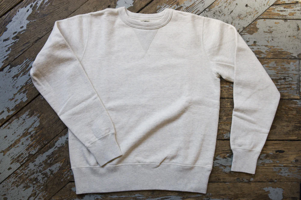 Buzz Rickson Oatmeal Single-V Needle Sweatshirt - Image 3