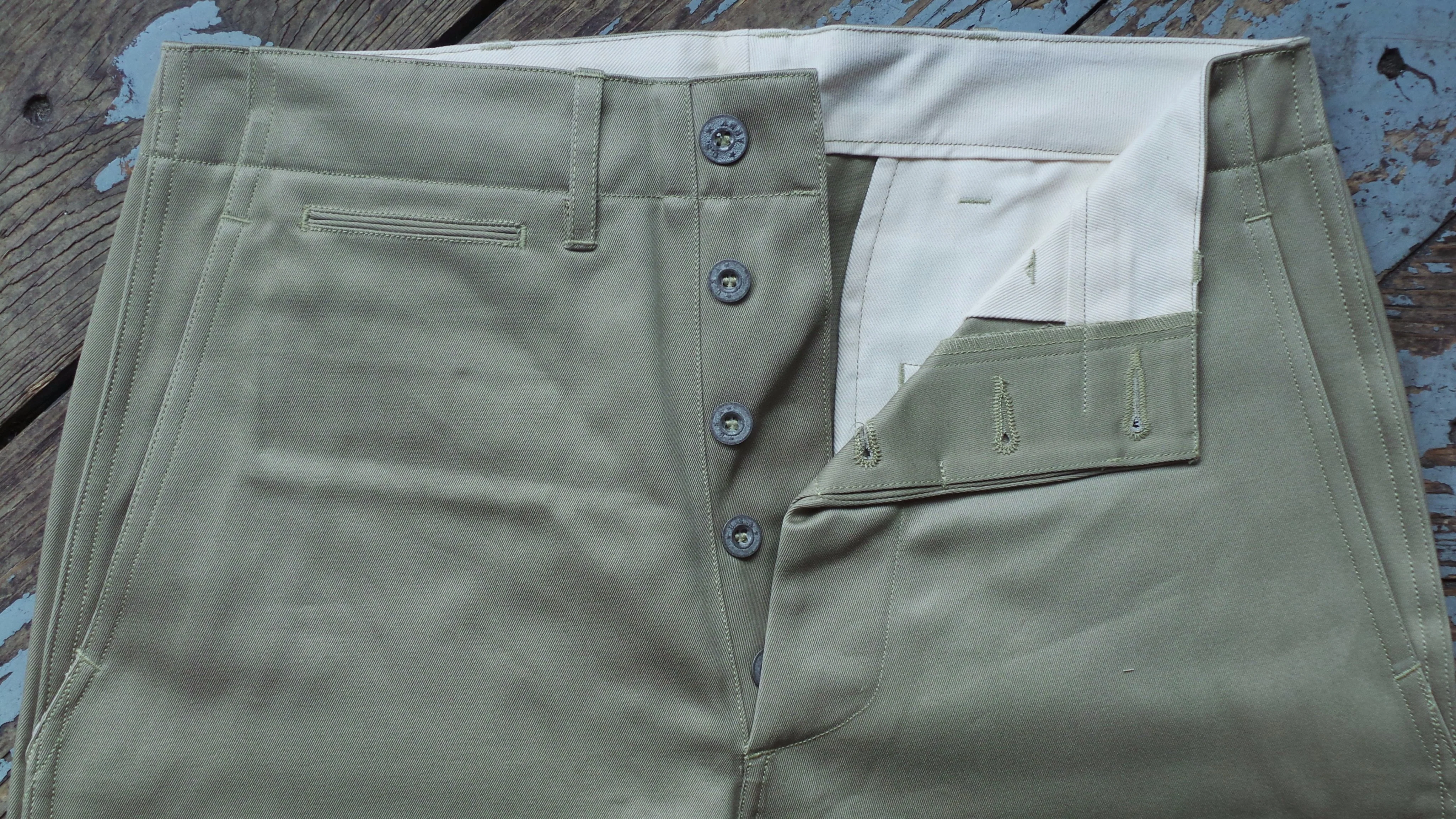 Buzz Rickson 1942 Model Chino - Khaki M43036 - Image 3
